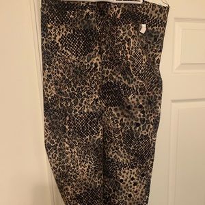 Sssnake Print Jeggings